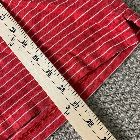 Brooks‎ Brother 346 Mens Polo Shirt Size XL Red/White Striped Short Sleeves - Picture 6 of 11